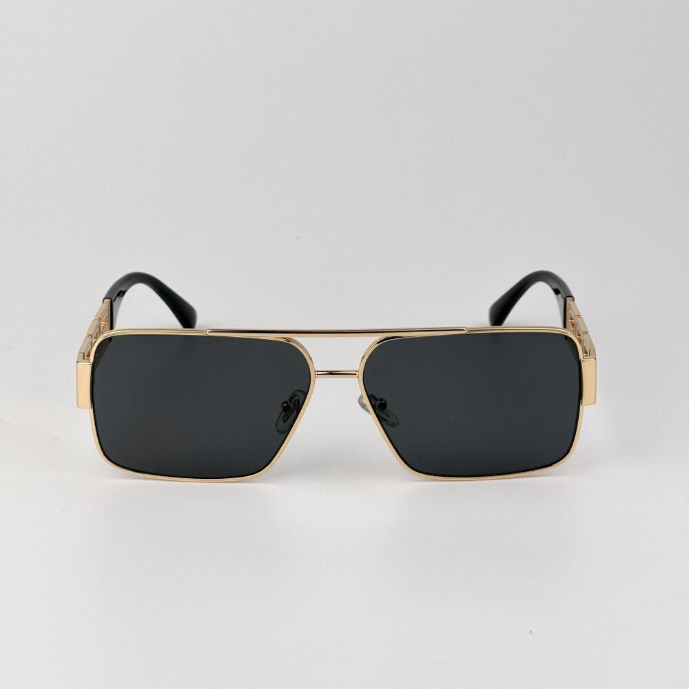Versace VE2290 Sunglasses – Gold / Dark Grey Metal (100287)